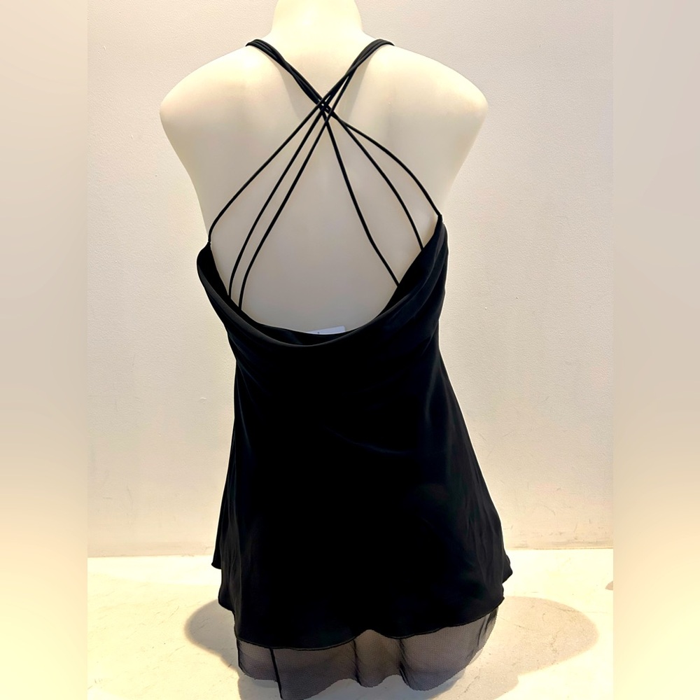 Rag & Bone stunning black criss cross sexy camisole. New with tags. Size small